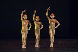 Photo by Nico Malvaldi Three children perform the Margarita for Ballets With A Twist dance company.